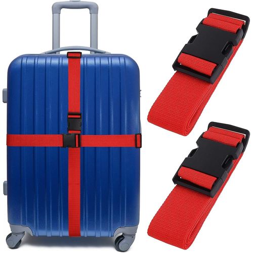 Sangles De Bagages, Ceinture De Voyage 2 Pices Avec Boucle  Dgagement Rapide
