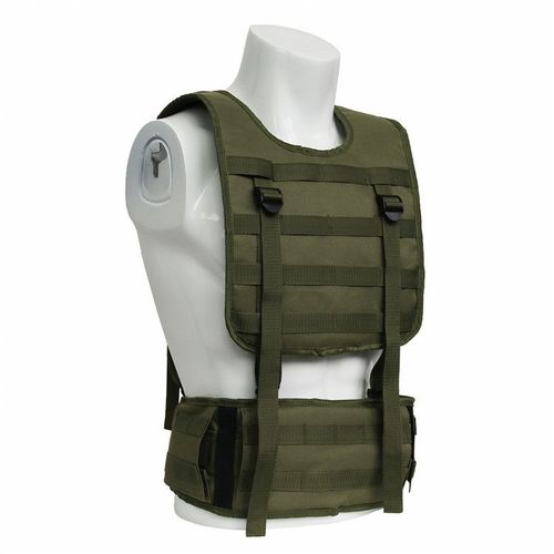 Sangles De Poitrine Modulaires Rglables,Dulcamo,Molle,Airsoft Glakip,Poignes Rembourres,Bretelles Amovibles,Sac  Dos - Type Green Set