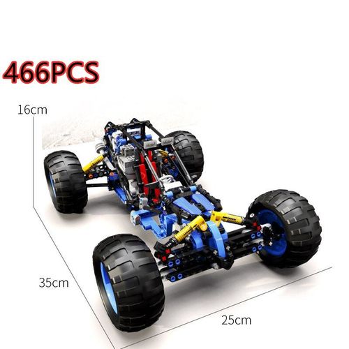 Sans Bote - Blocs De Construction lectrique Pour Voiture, Technique Rc, Camion De Course Tout-Terrain, Programmation D'application, Tlcommande, Vhicule, Briques, Jouets Pour Enfants, 466 Pices