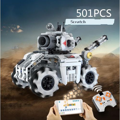 Sans Bote D'origine - Bloc De Construction Technique Rc 2.4ghz, Rservoir  Gratter, Robot Stem Brick, Radio, Tlcommande, Vhicule, Jouets ducatifs, Cadeaux