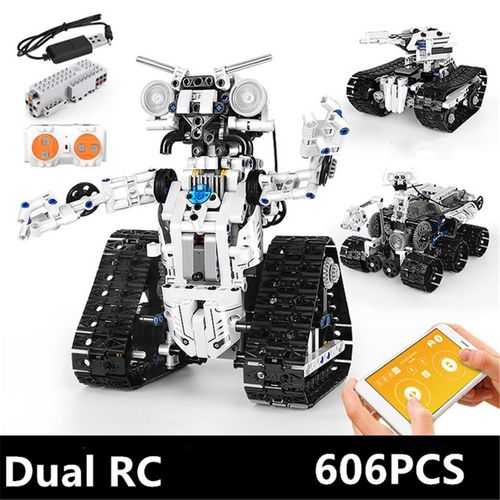 Sans Bote - Robot Intelligent Rc, 606 Pices, Blocs De Construction lectriques, Voiture, Application Technique, Programmation, Tlcommande, Jouets Pour Enfants, Cadeaux Pour Garons