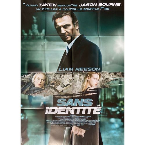 Sans Identit / Unknown - Affiche Originale De Cinma - Format 120x160 Cm - Un Film De Jaume Collet-Serra Avec Liam Neeson, Diane Kruger, January Jones, Aidan Quinn, Bruno Ganz - Anne 2011
