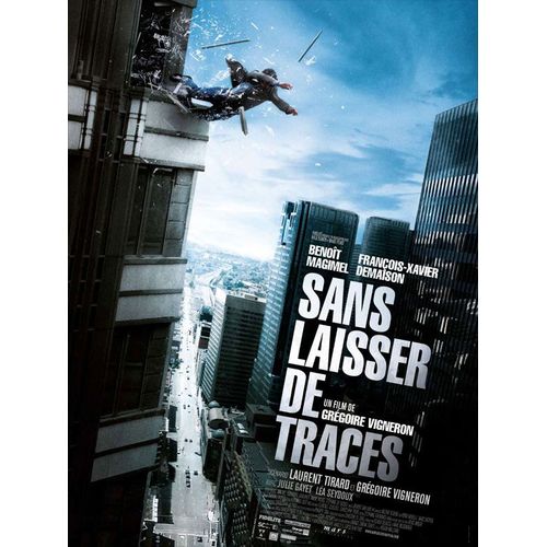 Sans Laisser De Traces - Vritable Affiche De Cinema Plie - Format 120x160 Cm - De Grgoire Vigneron Avec Benot Magimel, Franois-Xavier Demaison, Julie Gayet, La Seydoux - 2010