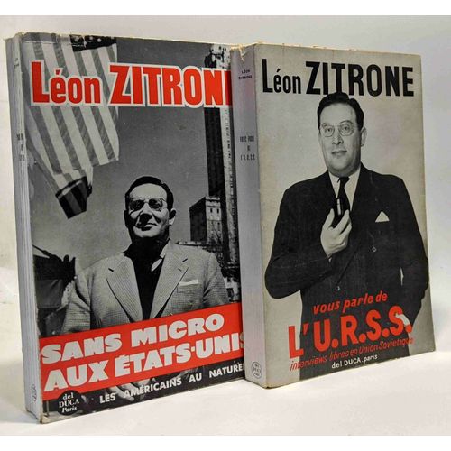 Sans Micro Aux Etats-Unis: Les Amricains Au Naturel + Lon Zitrone Vous Parle De L'u.R.S.S. Interviews Libres En Union Sovitique   de Lon Zitrone  Format Broch 