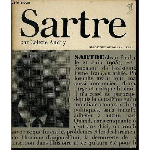 Sartre Et La Realite Humaine - Collection Philosophe De Tous Les Temps N23.   de AUDRY  Format Broch 