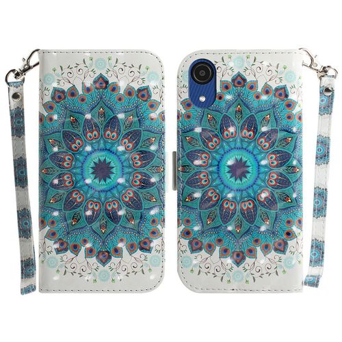 Saturcase Coque Pour Samsung Galaxy A03 Core, Beau 3d Motif Pu Cuir Magntique Flip Portefeuille Support Porte-Carte Protecteur Housse tui Avec Dragonne Pour Samsung Galaxy A03 Core (Td-2)