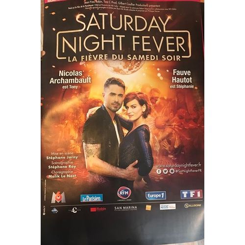 Saturday Night Fever - Fauve - 40x60cm - Affiche / Poster Envoi En Tube