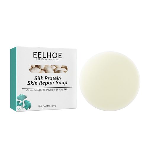 Savon  Essence De Soie Pour Rparation De La Peau, Blanchissant, Huile, Contrle Des Pores, Nettoyage Des Points Noirs, limination Des Acariens, Masque Pour Le Bain, Soins Pour La Peau