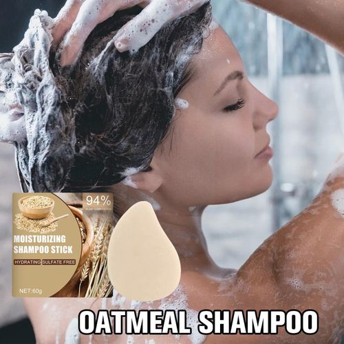 Savon  L'avoine Pour La Croissance Des Cheveux, Savon Anti-Chute, Antipelliculaire, Rparation Des Cheveux Secs, Barre Endommage, 60g, G4k5