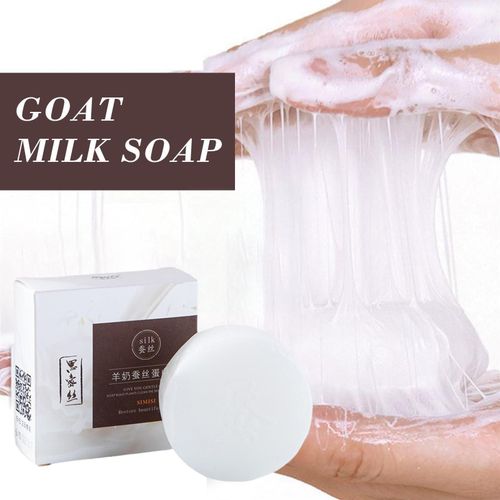 Savon Au Lait De Chvre Original, Vente En Gros, Fait  La Main, De Riz, Blanchissant, En Protines, Pour Le Visage, S W3j5