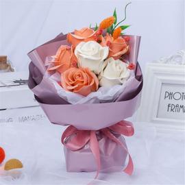 Savon bricolage Saint Valentin cadeau Boîte à fleurs Rose bouquet de  mariage Accueil Festival de cadeaux rouge