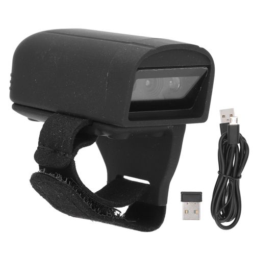 Scanner De Codes-Barres En Anneau 1d 2d, 2.4g, Sans Fil, Bluetooth, Ccd, Doigt Rouge, Outil De NuméRisation De Codes-Barres, Batterie IntéGréE