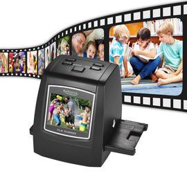 Scanner de film Scanner de diapositives haute résolution 14MP / 22MP  Convertissez des négatifs diapositives monochromes couleur 35 mm 135mm  126mm 110mm 8mm en images numériques avec un écran LCD de