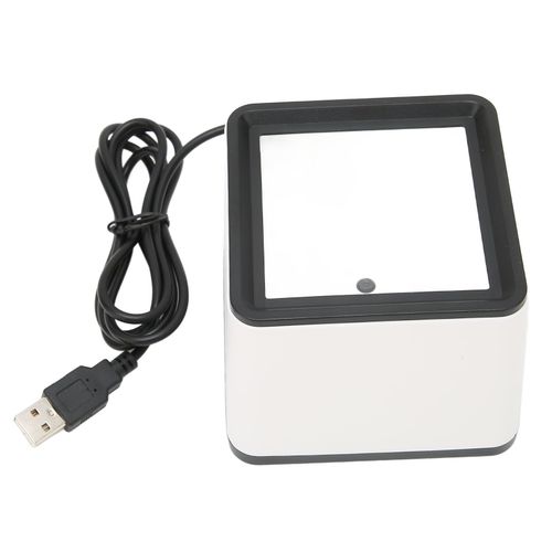 Scanner Portable multifonction tout autour, mains libres, Scanner de codes-barres pour paiement Mobile de bureau