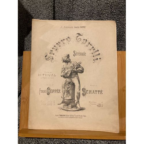 Schatt F. Coppe Severo Torelli Srnade Partition Mezzo Piano Thauvin