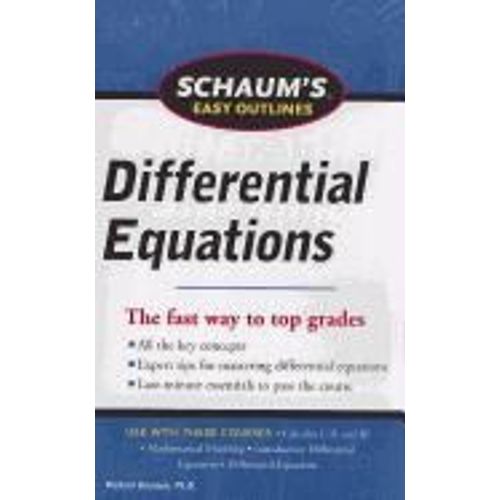 Schaum's Easy Outline Of Differential Equations, Revised Edition    Format Broch 