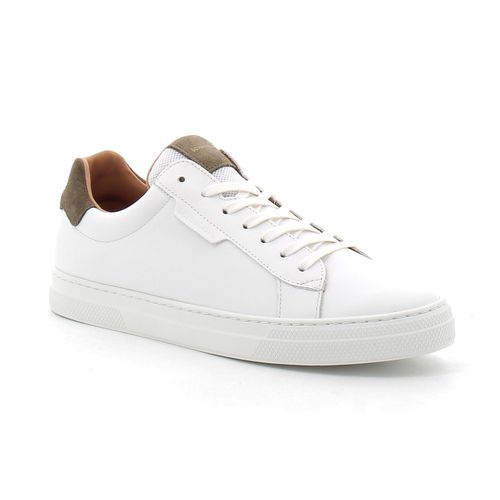 Schmoove - Baskets Basses En Cuir Pour Homme Spark Clay - Kaki - 44
