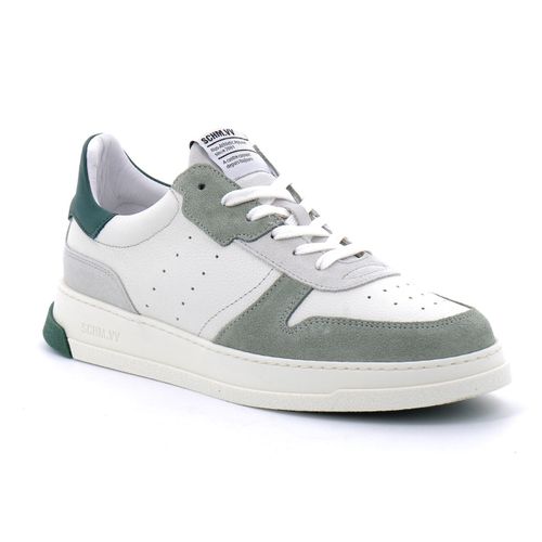 Schmoove - Basket En Cuir Pour Homme Order Sneaker - Blanc - 41