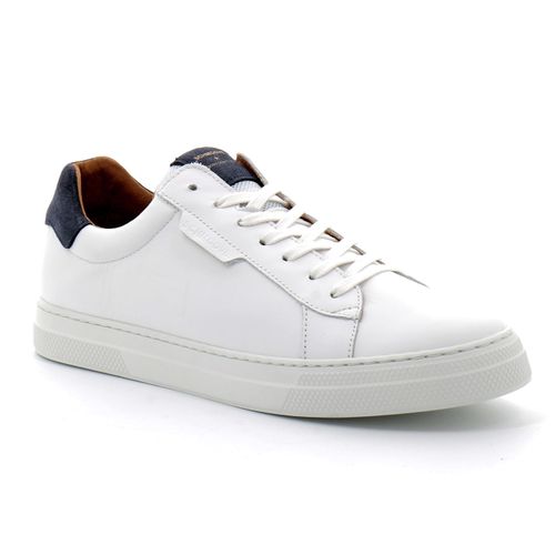 Schmoove - Baskets Basses En Cuir Pour Homme Spark Clay - Blanc - 40