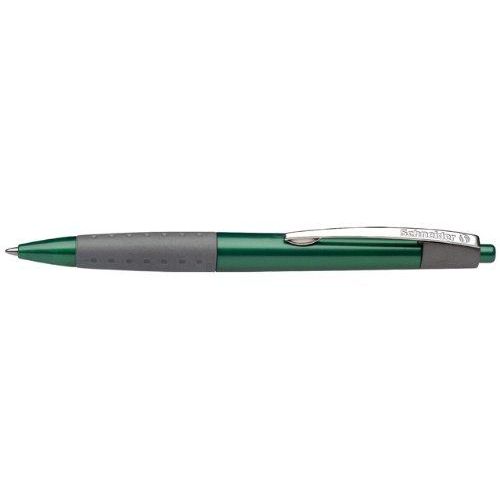 Schneider Loox Lot De 20 Stylos  Bille  Pointe Rtractable Zone Grip Douce Encre Bleue Indlbile Vert