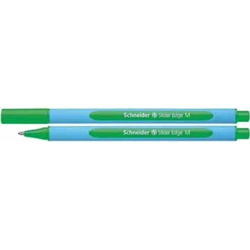 Schneider Stylo Bille Slider Edge Pointe Mdium, Vert 10 Unit(S)