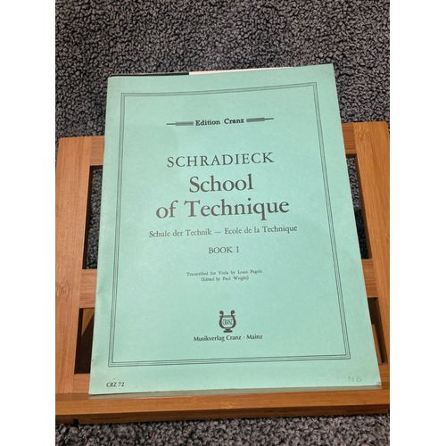 Schradieck cole De La Technique De L'alto Volume 1 Partition Ed. Cranz