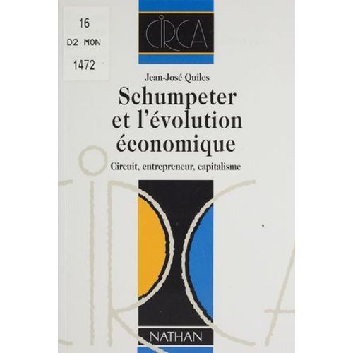 Schumpeter Et L'volution conomique  