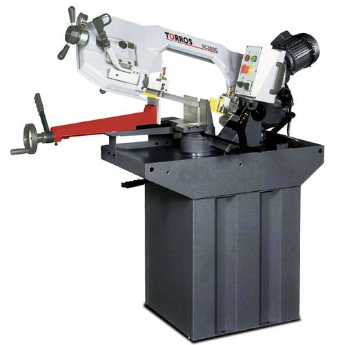 Scie  Ruban Pour Mtaux 0-60 Capacit De Coupe Ronde 225 Mm 1,5 Kw 400v 2 Vitesses 35/70 M/Min Hauteur Lame 27 Mm Torros Sc280g 400v