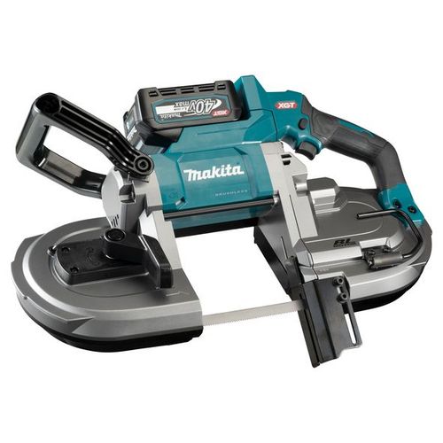 Scie  Ruban Sur Accu Xgt 40vmax + 2x Bl4040 + Dc40ra Dans Un Coffret - Makita Pb002gm201