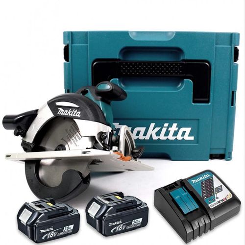 Scie Circulaire 18v Li-Ion 165 Mm (2x3,0 Ah) En Coffret Makpac - Makita Dhs630rfj