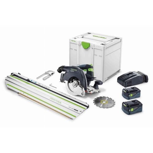 Scie Circulaire  Capot Basculant Sans Fil Festool Hkc 55 Eb-Set-Fsk 420 - Sans Batterie, Ni Chargeur - 577444