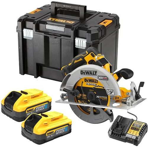 Scie Circulaire Xr 18v Sans Fil Advantage 5ah Li-Ion Brushless 190 Mm Dewalt Dcs573h2t-Qw