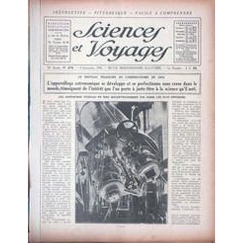 Sciences Et Voyages N 575 Du 04/09/1930 - Le Nouveau Telescope De L'observatoire De Java.