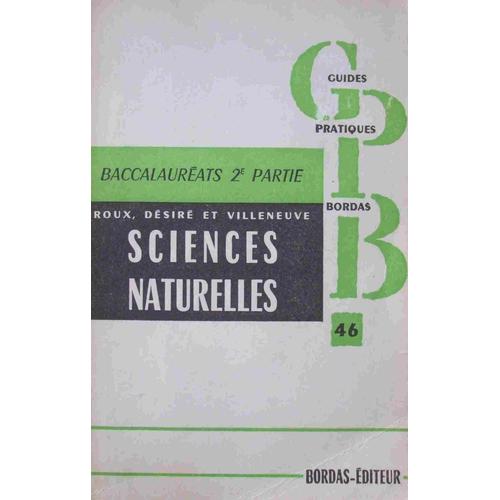 Sciences Naturelles - Baccalaurat - Guide Pratique N 46   de H. roux  Format Poche 