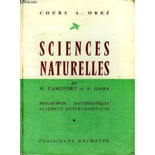 Sciences naturelles Cours A. Obré Philosophie Mathématiques Sciences ...