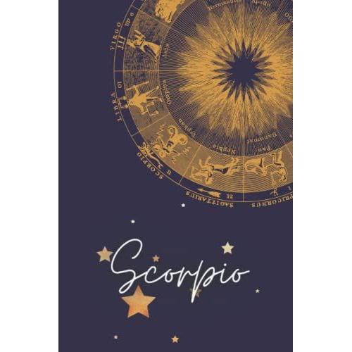Scorpio: Horoscope Notebook And Logbook-Good Gifts Idea   de S., Miss Patty  Format Broch 