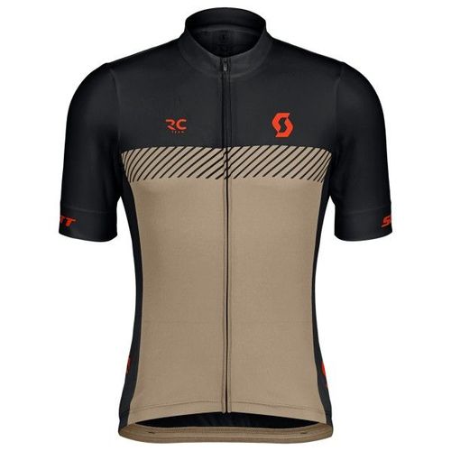 Scott - Jersey Rc Team S/S - Maillot De Cyclisme Taille Xxl, Noir/Beige
