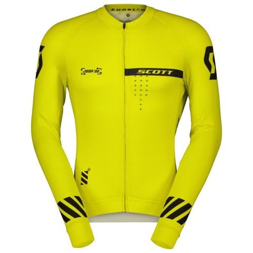 Scott - Rc Pro L/S - Maillot De Cyclisme Taille Xl, Jaune