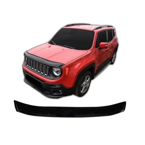 Dflecteur De Capot - Scoutt - Jeep Renegade - Abs Plastique - Installation Facile - Noir