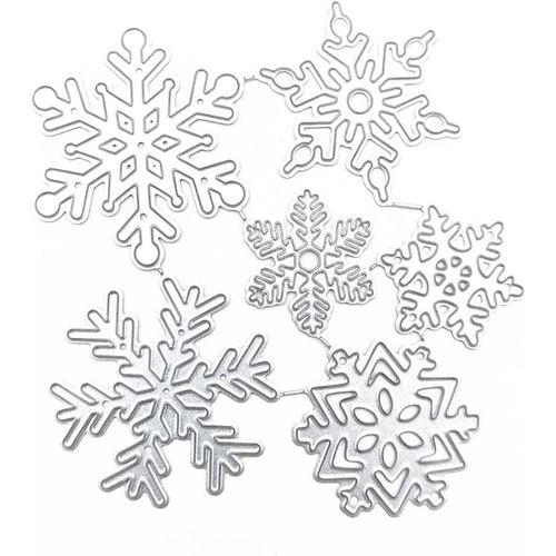 Flocon De Neige Meurt, Matrices De Découpe Pochoir, Fournitures De Décoration D'album Photo
