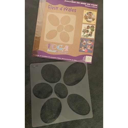 Scrapbooking - Gabarit De Dcoupe Toga - Fleur D?Ovales