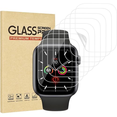 Screen Protector For Apple Watch Series 7/8/9 41 Mm,High Definition,Ultra-Thin Tpu Protective Film,Dust-Resistant,Touch Sensitive,Pack Of 8