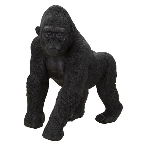 Sculpture Gorille 2, Noir, 35x21,5x37,5 Cm, Epikasa