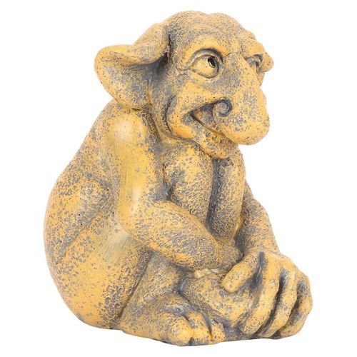 Sculpture Gothique Bonne Chance Peint  La Main La Vie Comme La Statue Gothique Home Decor Pour Les Jardins Patios Chemines