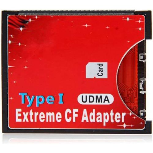 Sdhc sdxc  CF Compact Flash Card Adapter Reader Type I convertisseur de Carte CF - SD