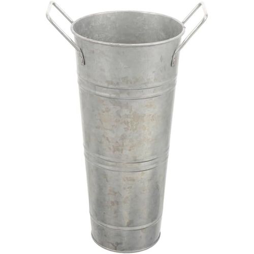 Seau  Fleurs En tain-Support De Parasol Rustique  L'entre-Porte-Parapluie Peu Encombrant-Pot De Fleurs-Seau-Dcoration En Fer