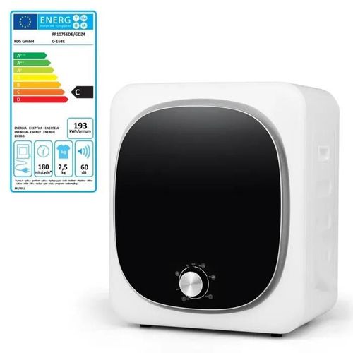 Sche-linge Portable 800W COSTWAY-5 Modes de Schage,Air Froid Doux-Tambour en Acier Inoxydable 4kg-Filtration Multiple-Appartement