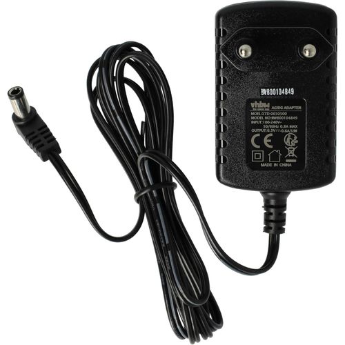 Secteur/Chargeur (6.5V/0.6A) Compatible avec Siemens Gigaset A160, A165, A260, A265, A380, A385, A580, A585, AC160, AC165, AL140, AL145