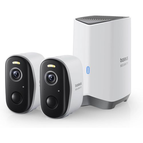 Security Camra Surveillance Wifi Extrieur Sans Fil, Hd 2k, 145 Degrs, Autonomie Batterie De 210j, Ip67, Vision Nocturne, Camra Extrieure Detection Humaine, Stockage Local - Kit 2-Cam N1.[G234]