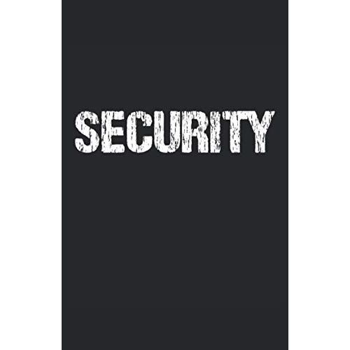 Security: Notizbuch | Notebook | Kariert, Din A5 (13.97x21.59 Cm), 120 Seiten, Creme-Farbenes Papier, Mattes Cover   de Pietfluff, Fluffpiet  Format Broch 